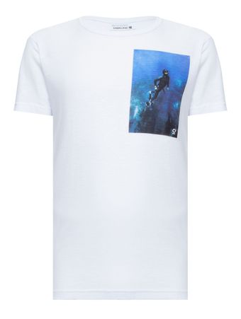 T-Shirt-Organic-Rough-Blue-Dive