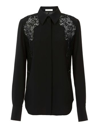 Blusa-Manga-Longa-Seda-Guipir-Preta