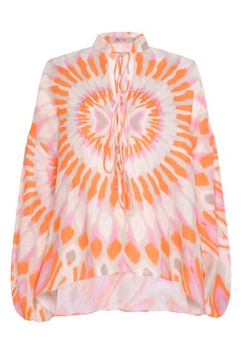 BATA-LINHO-ESTAMPA-MANDALA-LARANJA-E-ROSA