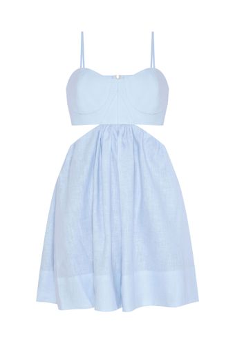 VESTIDO-CURTO-LINHO-AZUL-PEITO-RECORTES