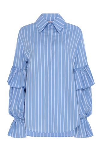 CAMISA-TRICOLINE-LISTRADA-AZUL-MANGA-BABADOS