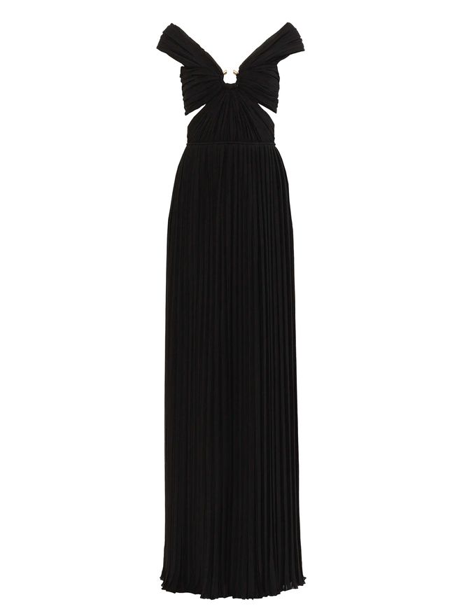 Vestido-Off-The-Shoulder-Evening-Preto