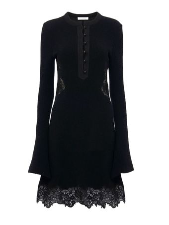 Vestido-Knitted-Mini-Preto