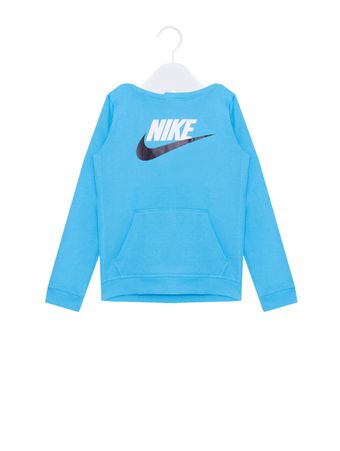 Moletom-Nike-Infantil-Sportswear-Club-Fleece-Azul