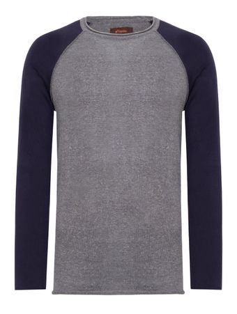 Trico-Raglan-Bico-Cinza