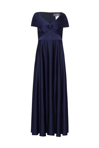 Vestido-Longo-Decote-Azul-Marinho