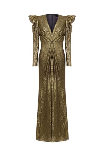 Vestido-Longo-Torcao-Dourado