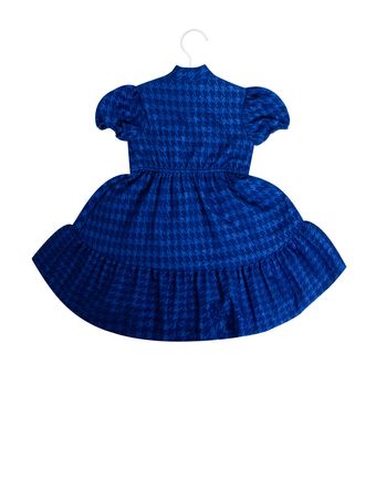 Vestido-Jacquard-Azul