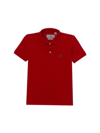 Polo-Pique-de-Algodao-Vermelha