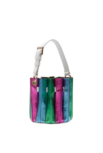 BOLSA-PLISSE-MINI-BUCKET-BAG-MULTI-METALLIC